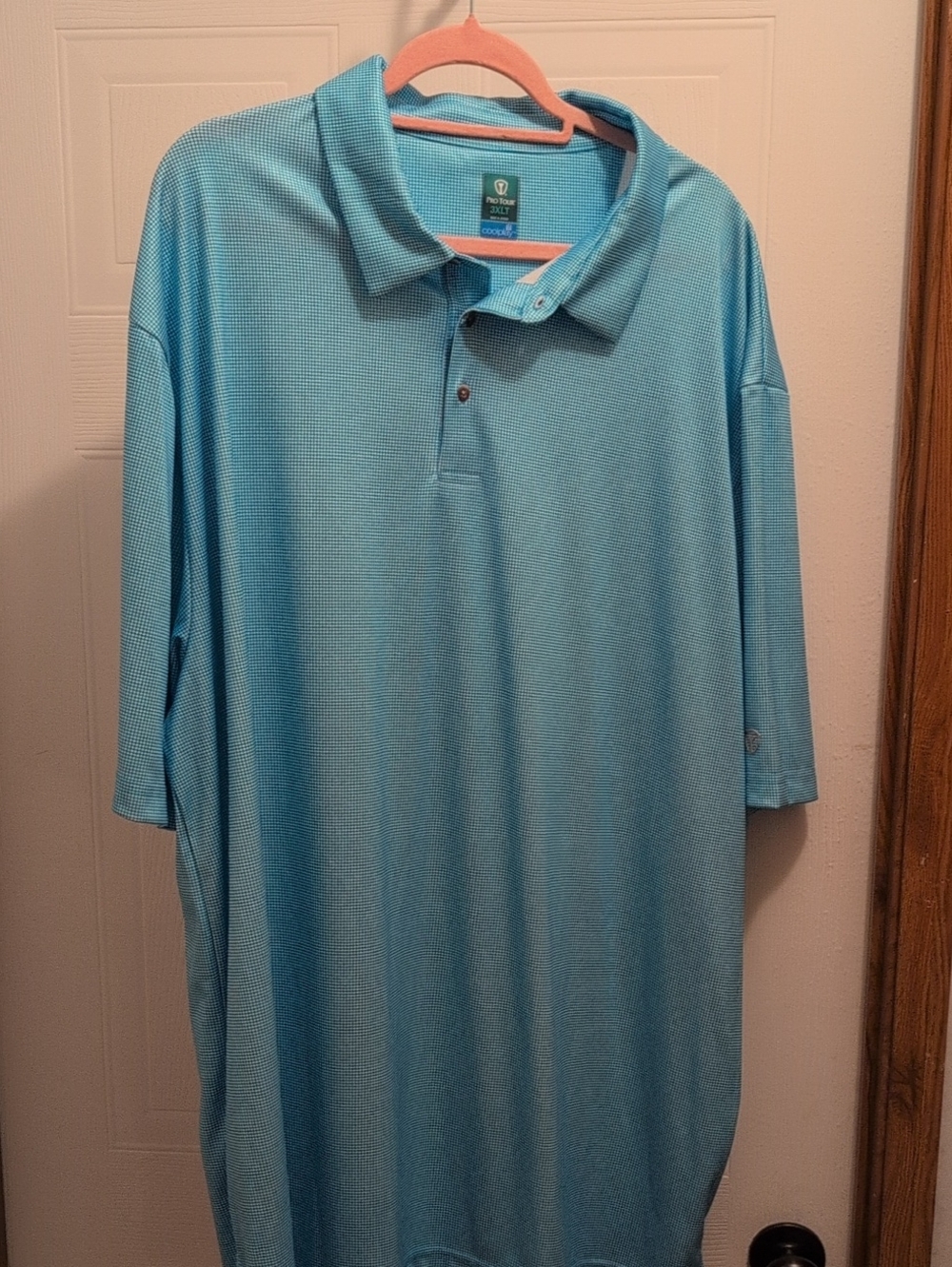 Pro Tour Men's  Blue Danube Coolplay Polo Shirt